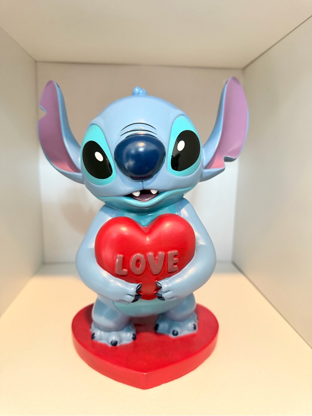 Disney Stitch "Love" Valentine's Day Figurine